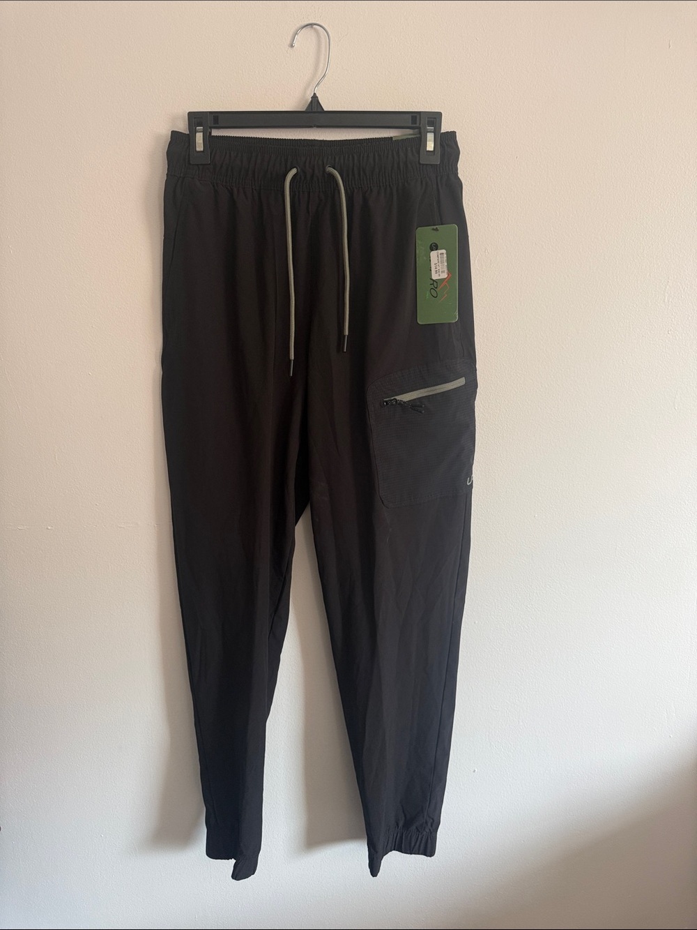 UNIPRO Sports black Q-Wick dry jogger pants